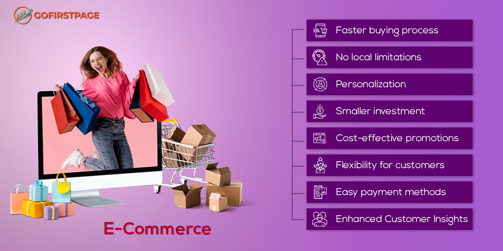benefits of e commerce to business